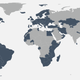 En azul, países a los que puede acceder sin visado una persona con pasaporte español